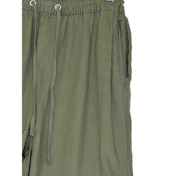 Sanctuary Solstice Pant Deep Lichen Green Women's Size XXL Linen NWT - Picture 14 of 15